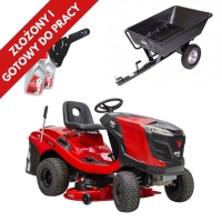 traktor ogrodowy al-ko t 15-93,3 hd-a comfort w zestawie z przyczepka cedrus o ladownosci 225 kg z zaczepem.jpg
