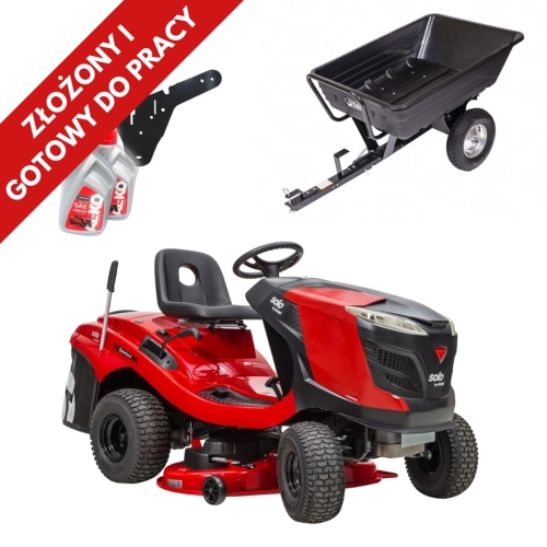traktor ogrodowy al-ko t 15-93,3 hd-a comfort w zestawie z przyczepka cedrus o ladownosci 225 kg z zaczepem.jpg