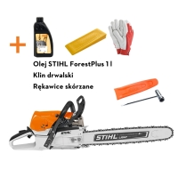 Pilarka spalinowa STIHL MS 462 o mocy 6,0 KM z silnikiem 2-MIX i prowadnicą 50 cm z łańcuchem RS
