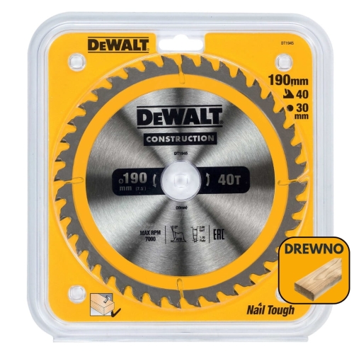 tarcza tnaca do drewna 190 30 mm 40 zebow dewalt dt1945 construction.jpg