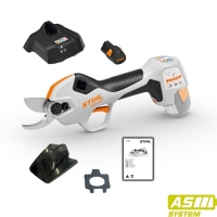 Sekator akumulatorowy STIHL ASA 20, średnica cięcia do 25 mm, w zestawie z akumulatorem AS 2 i ładowarką AL 1