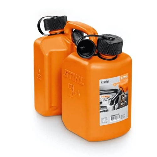 podwojny kanister stihl kombi mini 3l 1,5l na benzyne i olej do smarowania lancucha.jpg