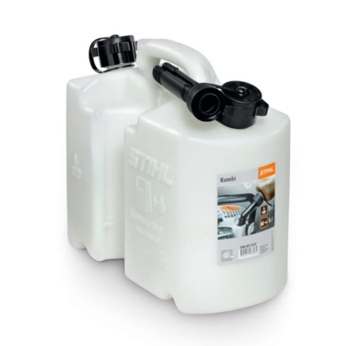 podwojny kanister stihl kombi standard 5l 3l na benzyne i olej do smarowania lancucha przezroczysty.jpg