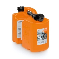 podwojny kanister stihl kombi profi 5l 3l na benzyne i olej do smarowania lancucha z zasobnikami na narzedzia i system do napelniania stihl.jpg