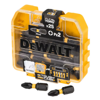 Końcówki wkrętarskie PZ2 FLEXTORQ 25mm DEWALT DT70556T-QZ 25 sztuk