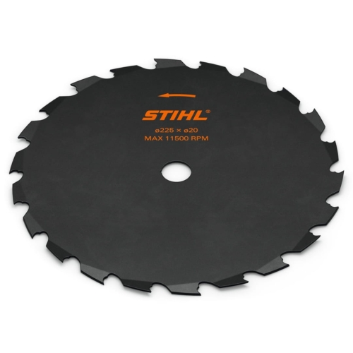 pila tarczowa z zebami przecinakowymi stihl woodcut 225-24, 24 zeby, srednica 225 mm, otwor 20 mm do kos mechanicznych.jpg