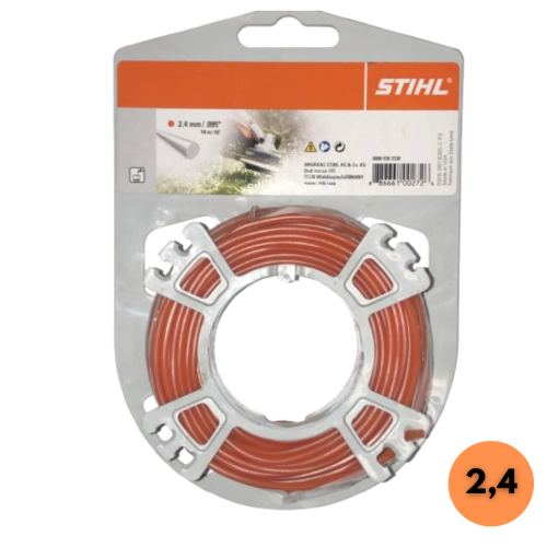Żyłka tnąca okrągła STIHL 2,4 mm x 14 m (pomarańczowa) do kos mechanicznych.png