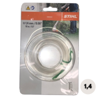 Żyłka tnąca okrągła STIHL 1,4 mm x 16 m (szara) do kos mechanicznych