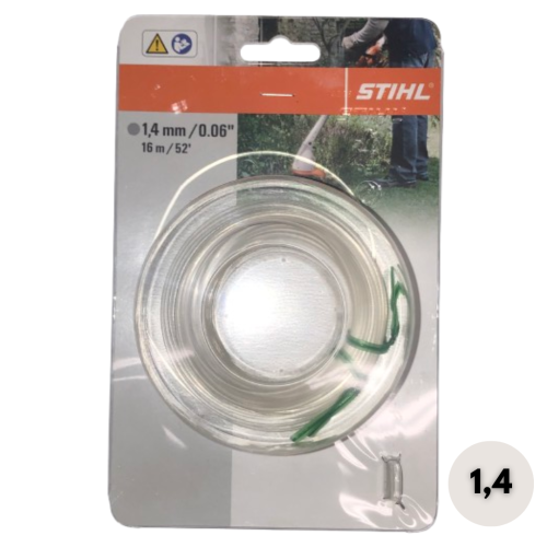 Żyłka tnąca okrągła STIHL 1,4 mm x 16 m (szara) do kos mechanicznych.png