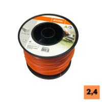 Żyłka tnąca kwadratowa STIHL 2,4 mm x 253 m (pomarańczowa) do kos mechanicznych .png
