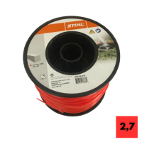 Żyłka tnąca kwadratowa STIHL 2,7 mm x 347 m (czerwona) do kos mechanicznych