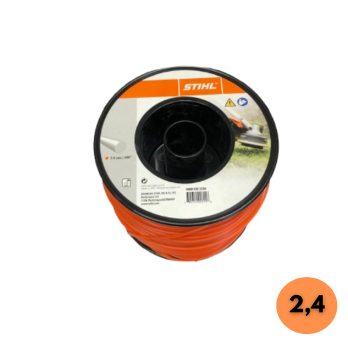 Żyłka tnąca okrągła STIHL 2,4 mm x 253 m (pomarańczowa) do kos mechanicznych.png