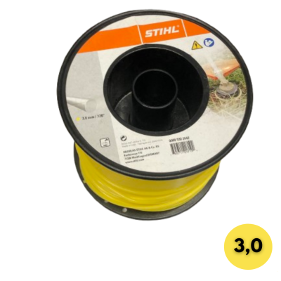 Żyłka tnąca okrągła STIHL 3,0 mm x 162 m (żółta) do kos mechanicznych