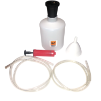 Zestaw do odsysania oleju i paliwa z pompką i zbiornikiem 1,4 l