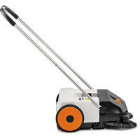 Zamiatarka ręczna STIHL KG 550 ze zbiornikiem 25 l-bok