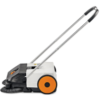 Zamiatarka ręczna STIHL KG 550 ze zbiornikiem 25 l -bok 2