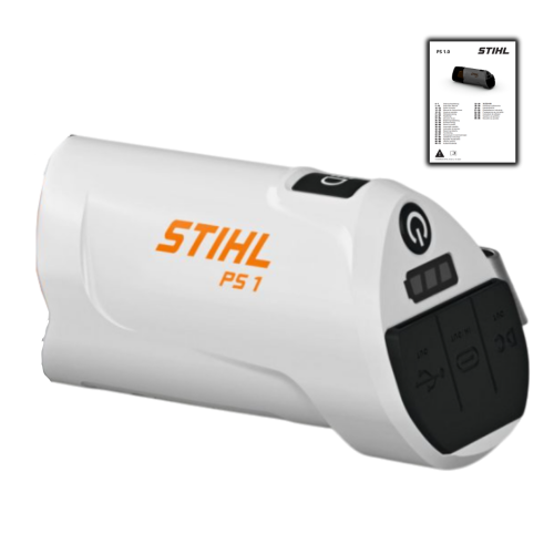 Ładowarka Powerbank STIHL PS 1 z portem USB-A, USB-C, złączem DC i funkcją latarki - główne