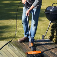szczotka z wałkiem obortowym 30 cm do stihl re 80-170 plus i rea 60-rea 100-mycie tarasu