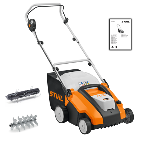 Wertykulator aerator akumulatorowy STIHL RLA 240 BODY-skład zestawu