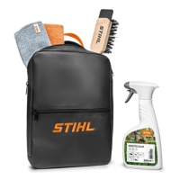 stihl zestaw rozszerzony care and clean do czyszczenia robotow koszacych i kosiarek, ze srodekiem multiclean, szczotka i 2x scierka pokrowiec etui.jpg