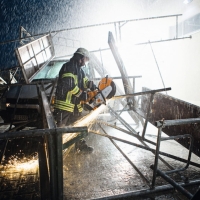 stihl ts 420 przecinarka pilarka o mocy 4,4 km z tarcza korundowa 350 mm, strazacy.jpg