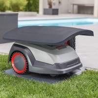 alko garaz zadaszenie stacji ladujacej do robotow koszacych alko robolinho 350 W, 520 W, 550 W, 822 W, 1300 W, 1423 W, 2323 W z robotem w srodku.jpg