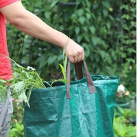 worek kosz ogrodowy 120l z uchwytami na liscie galezie trawe pokos odpady ogrodowe i budowlane uzycie.jpg