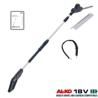 Nożyce akumulatorowe do żywopłotu na wysięgniku AL-KO HTA 1845 18 V Comfort, listwa tnąca 45 cm, bez akumulatora i ładowarki 