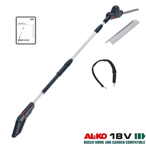 alko nozyce akumulatorowe do zywplotu na wysiegniku hta1845 18v comfort, listwa tnaca 45 cm zestaw.jpg