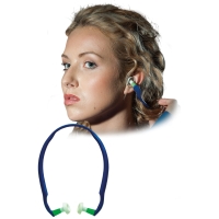 Zatyczki wkładki przeciwhałasowe douszne na kabłąku REIS OSZ-BANDBLUE N, EN 352-2