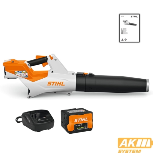 stihl bga 60 dmuchawa akumulatorowa reczna , prędkość powietrza 69 ms, przepływ powietrza 780 m3h, w zestawie z akumulatorem stihl ak 30 s i ladowarka stihl al 101 zestaw.jpg