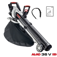 Odkurzacz akumulatorowy AL-KO LBV 4090 36 V Premium z funkcją dmuchawy i workiem 40 l, bez akumulatora i ładowarki