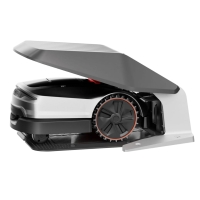 sunseeker elite garaz zadaszenie stacji ladujacej do robotow koszacych sunseeker elite x3, x3plus, x3i z robotem w srodku widok z boku.jpg