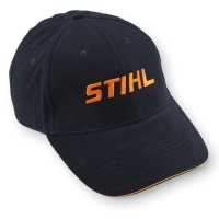 Czapka z daszkiem bejsbolówka z logo STIHL, kolor czarny