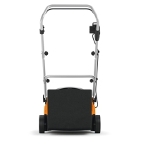 stihl rle 240 wertykulator areator elektryczny, moc 1500w, szerokość robocza 34 cm, z koszem 50 l tyl.jpg