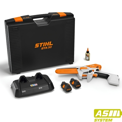Przecinarka akumulatorowa STIHL GTA 30 w zestawie z 2x akumulatorami AS 2 i ładowarką  AL 5-2