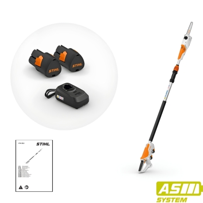 Podkrzesywarka akumulatorowa STIHL HTA 30 zestaw z x2 akumulatorami AS2 i ładowarką ALS 31