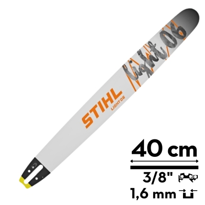 Prowadnica STIHL Light 06 o długości 40 cm, podziałka 3/8",  szerokość 1,6 mm
