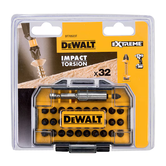 praktyczne etui dewalt zestaw bitow udarowych 