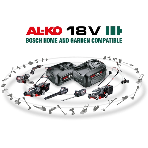 alko c50li kompatybilnosc z systemem akumulatorowym bosch home and garden compatible