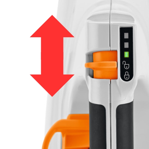 stihl bga 100 przelacznik do blokady urzadzenia w dmuchawach akumulatorowcyh stihl