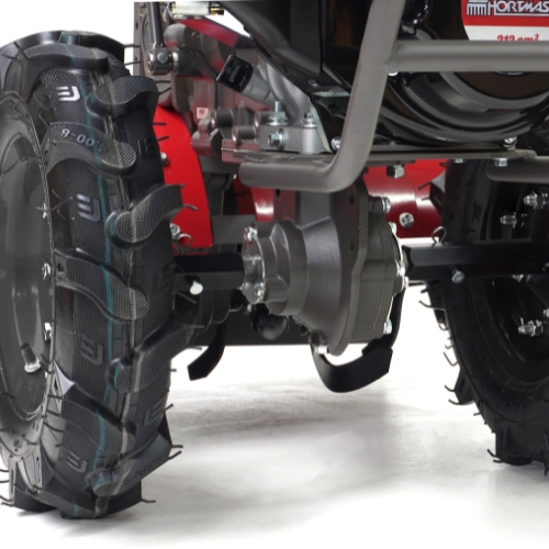 hortmasz hgs x620n 2-biegowy naped oraz bieg wsteczny i duze kola w glebogryzarkach spalinowych hortmasz