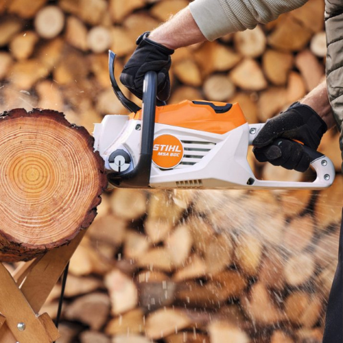 stihl MSA 80 c-b miękki uchwyt z dzwignia ergo pilarki 