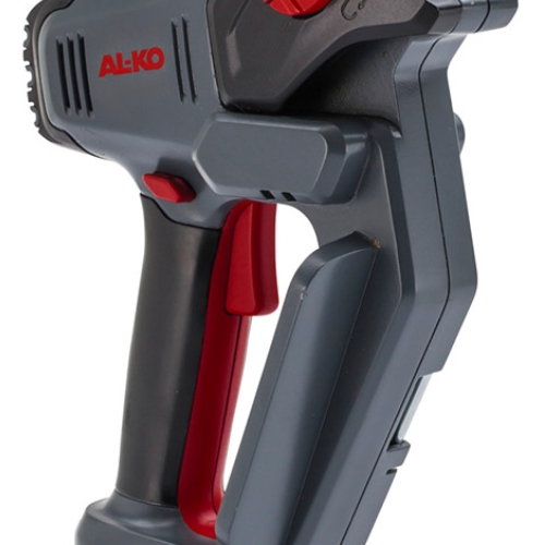 alko csm 1815  w zestawie z akumulatorem b50 2,5ah i ladowarka c50 3,0a wygodna ogumowana rekojesc i podwojny wlacznik w pilarkach do galezi alko