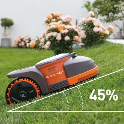 segway nvimow h1500e pokonywanie wzniesien nawet do 45 stopni przez kosiarki automatyczne segway navimow