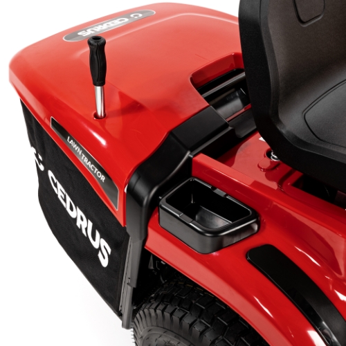 cedrus c trac 102 hc pojemny kosz na trawe o pojemnosci 245 l