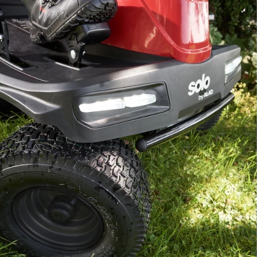 alko erider r74.5 li premium 36v z 4x akumulatorami 8ah swiatla i przedni zderzak w ciagnikach akumulatorowych ogrodowych akumulatorowych alko