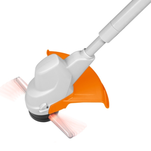 stihl kosa zabawka obrotowa glowica z gumowym swiecacym nozem w kosach zabawkach stihl